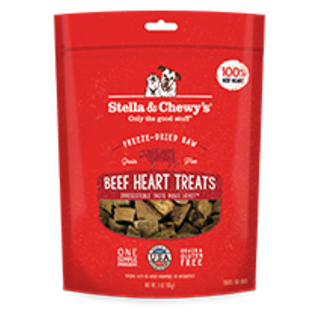 Stella & Chewys Stella & Chewy's Dog FD Beef Heart Treats 3oz