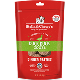 Stella & Chewys Stella & Chewy's Dog FD Raw Patties Duck & Goose 14oz