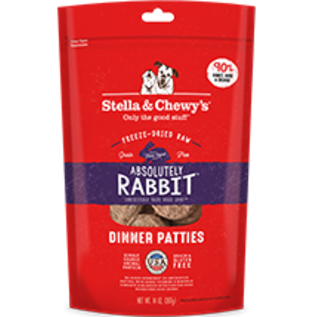 Stella & Chewys Stella & Chewy's Dog FD Raw Patties Rabbit 14oz