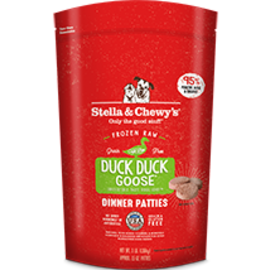 Stella & Chewys Stella & Chewy's Dog Frozen Raw Patties Duck & Goose 3#