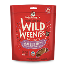 Stella & Chewys Stella & Chewy's Dog Wild Weenies Game Bird 3.25oz