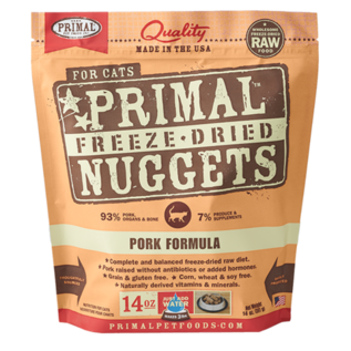 Primal Primal Cat FD Raw Nuggets Pork 5.5oz