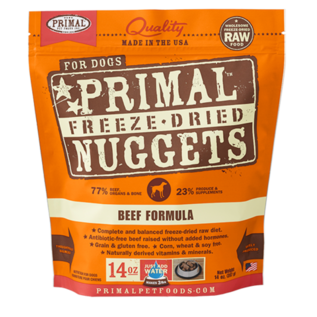 Primal Primal Dog FD Raw Nuggets Beef 14oz