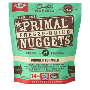 Primal Primal Dog FD Raw Nuggets Chicken 14oz