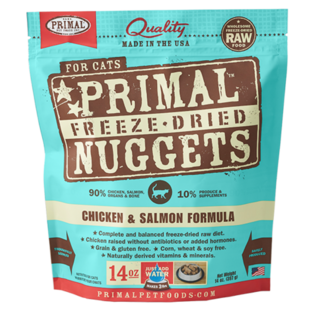 Primal Primal Cat FD Raw Nuggets Chicken & Salmon 14oz