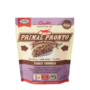 Primal Primal Cat Frozen Raw Pronto Turkey 1#