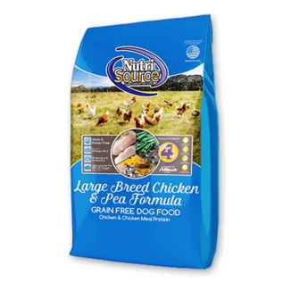 Nutri Source NutriSource Dog GF Large Breed Adult Chicken & Pea 26#