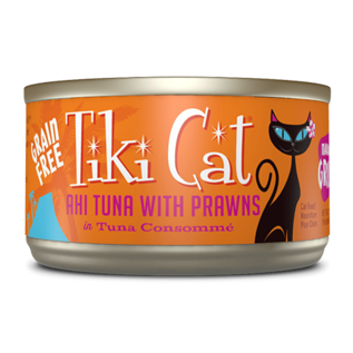 Tiki Cat Tiki Cat Grill Ahi Tuna & Prawns 6oz