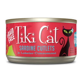 Tiki Cat Tiki Cat Grill Sardine Cutlets in Lobster 2.8oz