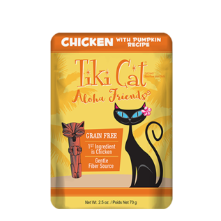 Tiki Cat Tiki Cat Aloha Pouch Chicken & Pumpkin 2.5oz