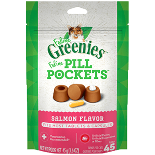 Greenies Greenies Cat Pill Pockets Salmon 1.6oz