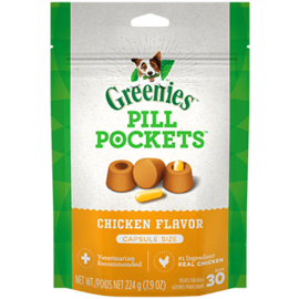 Greenies Greenies Dog Pill Pockets Capsules Chicken 15.8oz