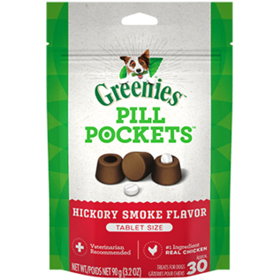 Greenies Greenies Dog Pill Pockets Tablets Hickory Smoke 3.2oz