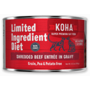 Koha Koha Cat LID Shredded Beef 5.5oz
