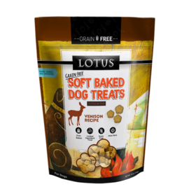 Lotus Lotus Dog Soft Baked GF Venison Treats 10oz