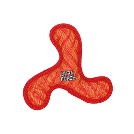 VIP Pet Products DuraForce Jr Boomerang ZigZag Red Red