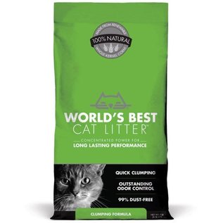 Worlds Best Cat Litter World's Best Cat Litter Original Unscented Green 15#
