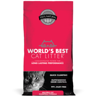 Worlds Best Cat Litter World's Best Cat Litter Multi-Cat Unscented Red 28#