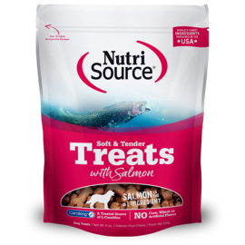 Nutri Source NutriSource Dog Soft & Tender Salmon Treats 6oz