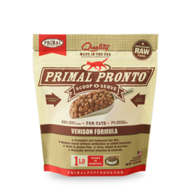 Primal Primal Cat Frozen Raw Pronto Venison 1#