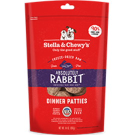 Stella & Chewys Stella & Chewy's Dog FD Raw Patties Rabbit 25oz