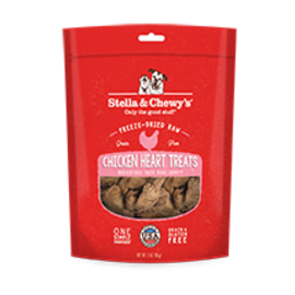 Stella & Chewys Stella & Chewy's Dog FD Chicken Heart Treats 3oz