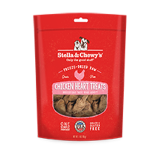 Stella & Chewys Stella & Chewy's Dog FD Chicken Heart Treats 3oz