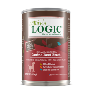 Nature's Logic Nature's Logic Dog Canine Beef Feast 13.2oz