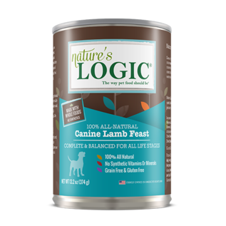 Nature's Logic Nature's Logic Dog Canine Lamb Feast 13.2oz