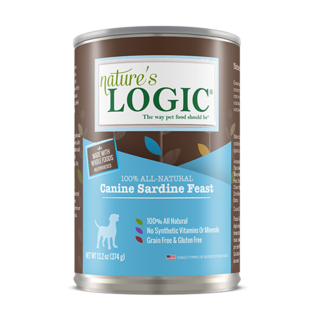 Nature's Logic Nature's Logic Dog Canine Sardine Feast 13.2oz