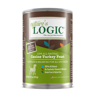 Nature's Logic Nature's Logic Dog Canine Turkey Feast 13.2oz