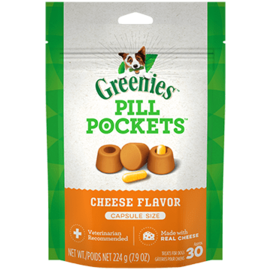 Greenies Greenies Dog Pill Pockets Capsules Cheese 7.9oz