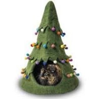 Distinctly Himalayan Distinctly Himalayan Cat Cave Christmas Tree Green