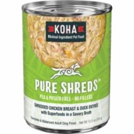Koha Koha Dog Pure Shreds Chicken & Duck 12.5oz