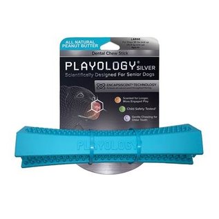 Playology Playology Dental Chew Stick Peanut Butter Lg