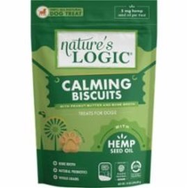 Nature's Logic Nature's Logic Dog Biscuit Calming PB & Bone Broth 14oz
