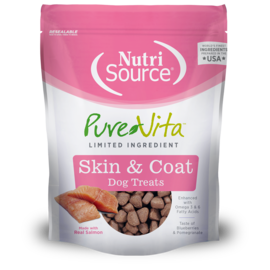 Pure Vita Pure Vita Dog Skin & Coat Treats 6oz