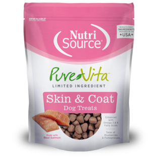 Pure Vita Pure Vita Dog Skin & Coat Treats 6oz