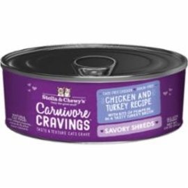 Stella & Chewys Stella & Chewy's Cat Carnivore Cravings Shred Chicken & Turkey 2.8oz