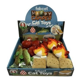FabCat FabCat Happy Camper Catnip Toy