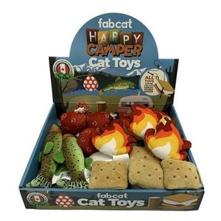 FabCat FabCat Happy Camper Catnip Toy