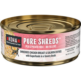 Koha Koha Cat Pure Shreds Chicken & Salmon 5.5oz