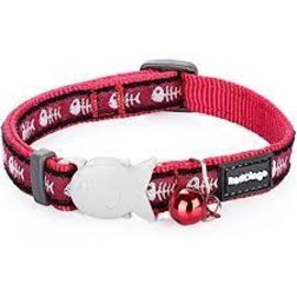 Red Dingo Red Dingo Cat Collar Fishbone Red