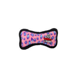 VIP Pet Products Tuffy Jr Bone Pink Leopard