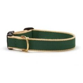 Up Country Up Country Dog Collar Forest/Tan Bamboo SM