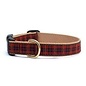 Up Country Up Country Dog Collar Red Plaid Size 12