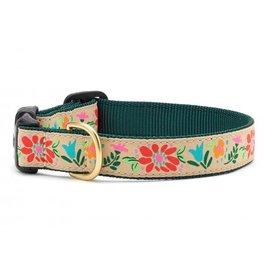 Up Country Up Country Dog Collar Narrow Tapestry Floral MD