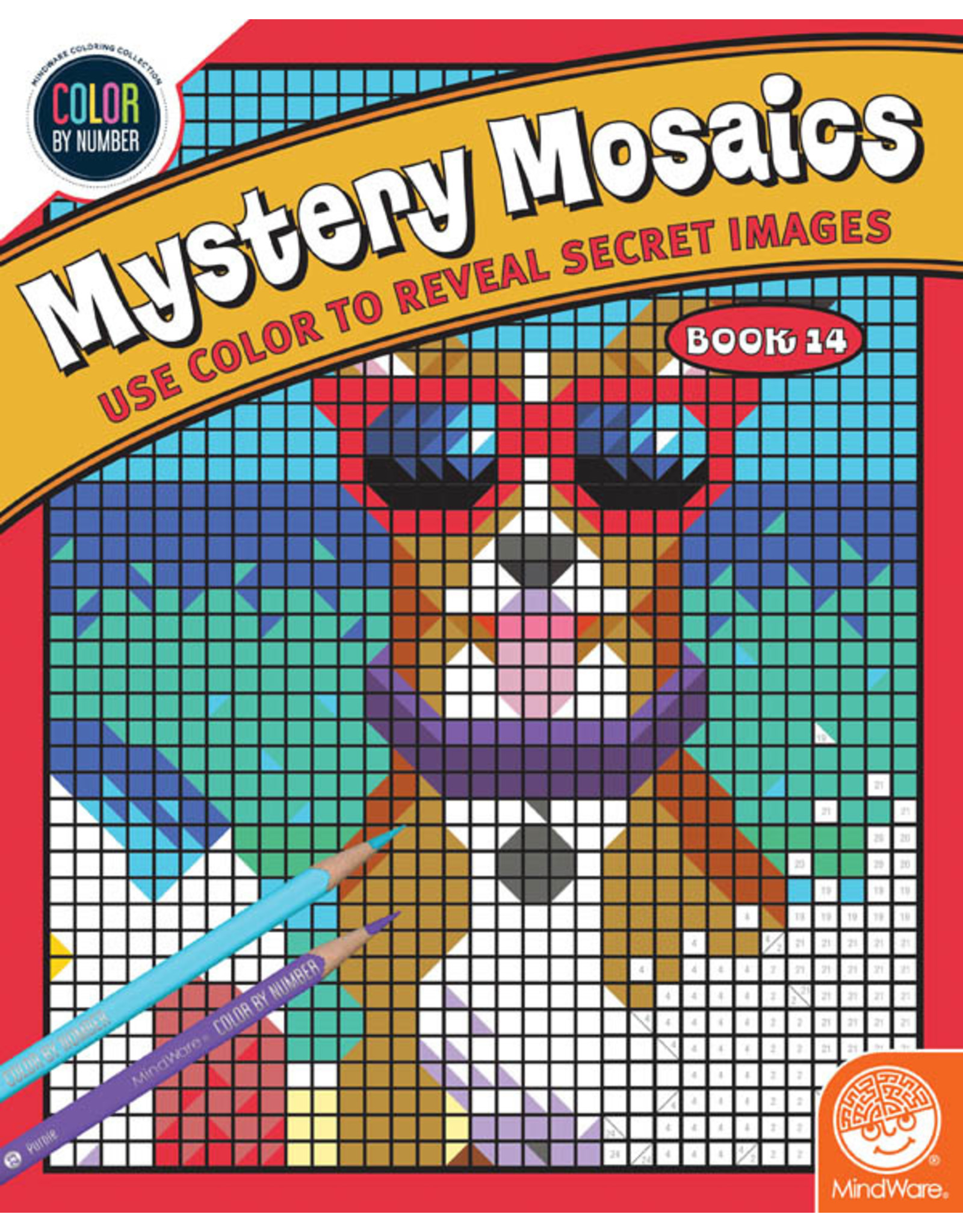MYSTERY MOSAICS BOOK 14 (COLOR BY NUMBER)
