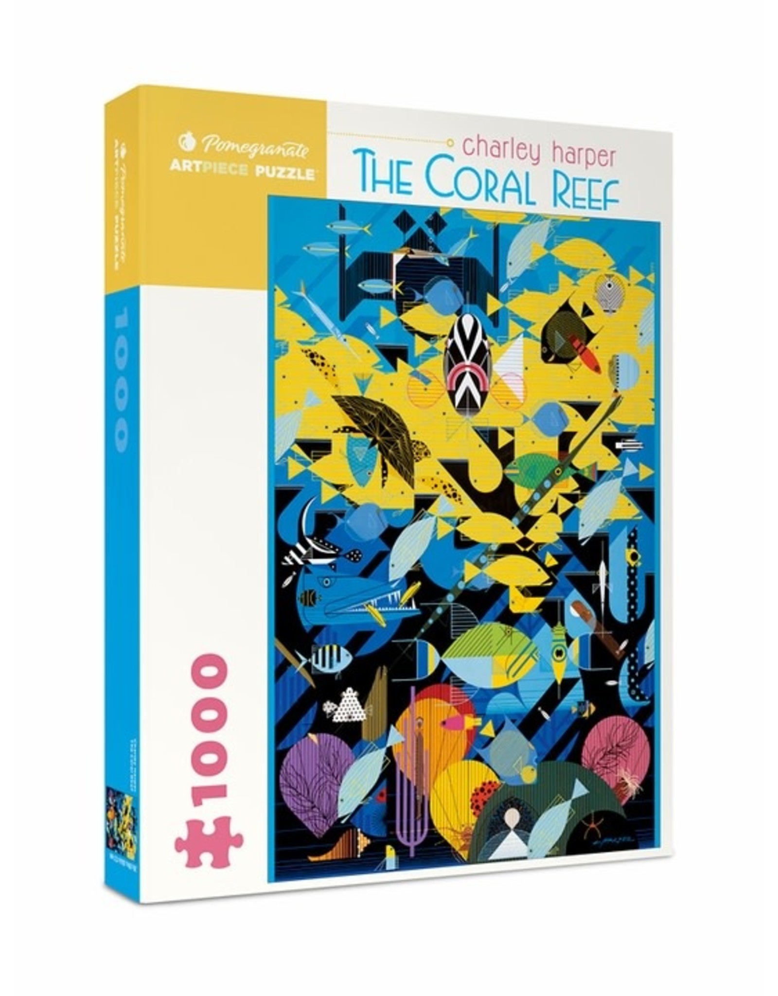 Pomegranate Charley Harper: The Coral Reef 1000pc Pomegranate Jigsaw Puzzle