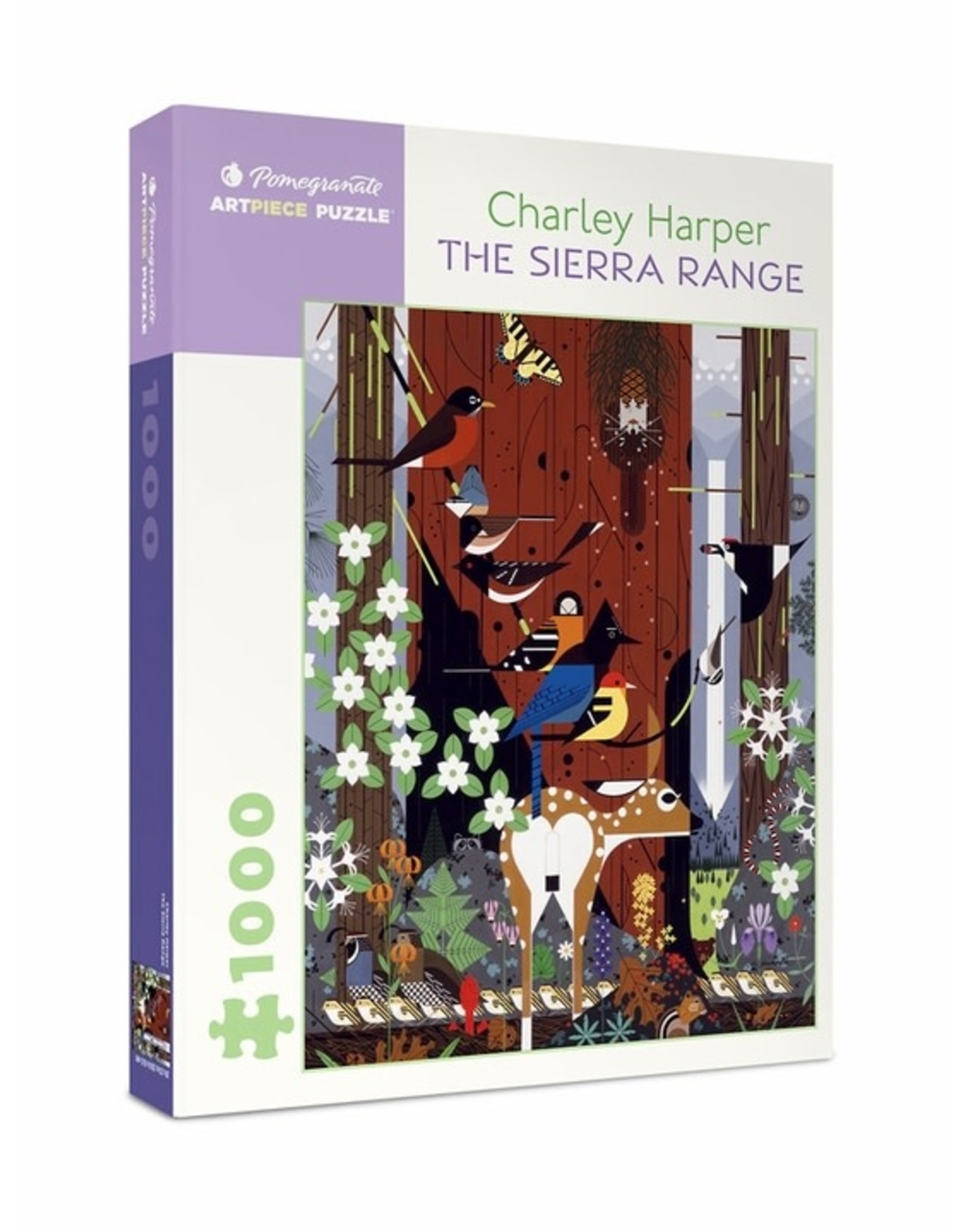 Pomegranate Charley Harper: The Sierra Range 1000pc Pomegranate Jigsaw Puzzle
